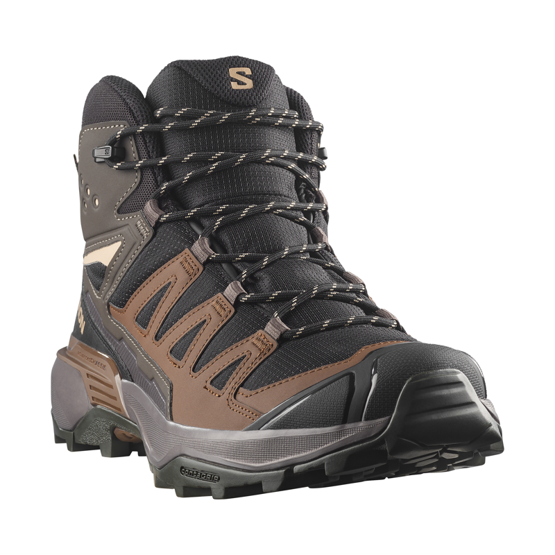 Salomon Men's X Ultra 360 Mid GTX Black / Dark Gull Gray-3