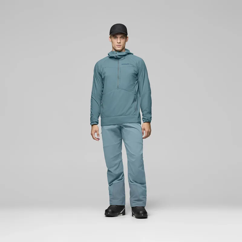 Norrona Men's More Octa Zip Hooded Midlayer Trooper-2