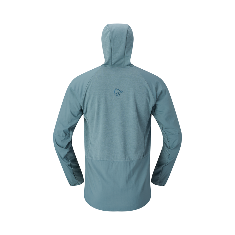 Norrona Men's More Octa Zip Hooded Midlayer Trooper-1