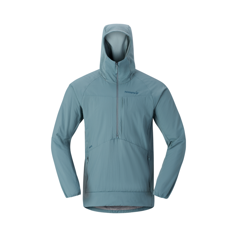 Norrona Men's More Octa Zip Hooded Midlayer Trooper