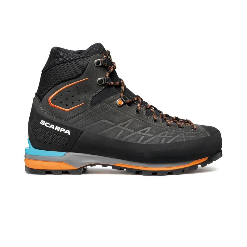 Scarpa Men's Zodiac Tech GTX Mountaineering Boots  Anthracite / Tonic-1