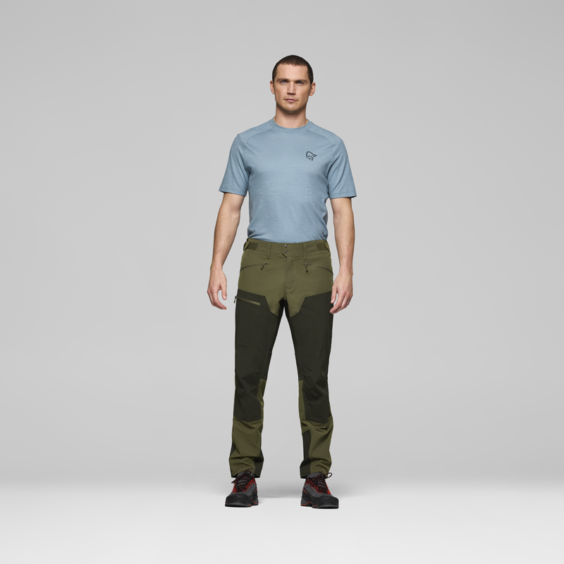 Norrona Men's Femund Cotton Flex1 Light Pants Olive Night-5