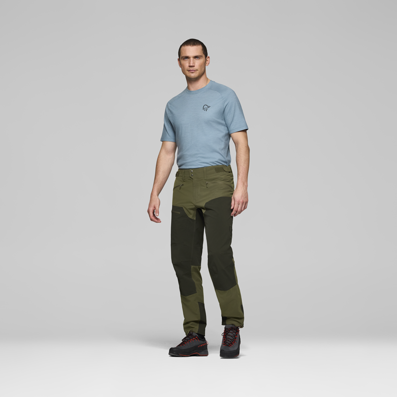 Norrona Men's Femund Cotton Flex1 Light Pants Olive Night-3
