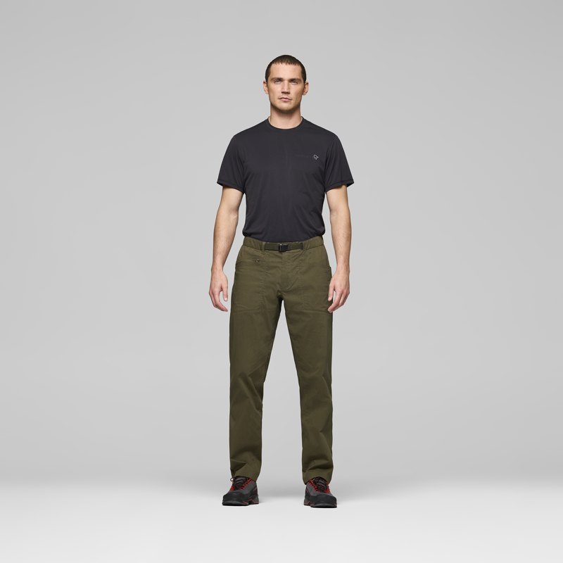 Norrona Men's Femund Mid Cotton Pants Olive Night-5