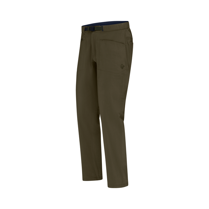 Norrona Men's Femund Mid Cotton Pants Olive Night-1