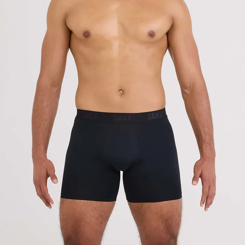 SAXX Men's Smooth Flex Light Compression Shorts Black-1
