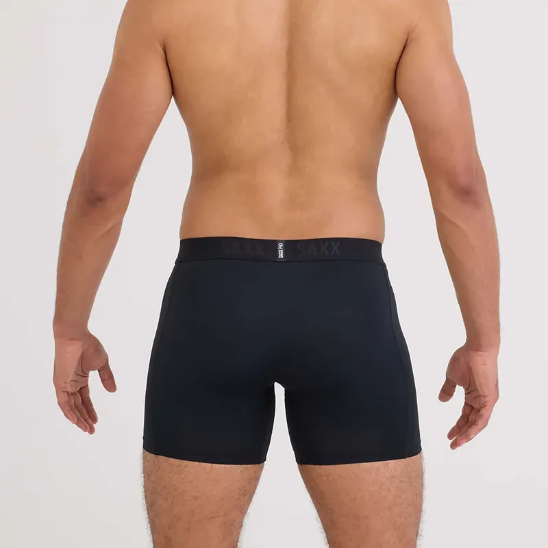 SAXX Men's Smooth Flex Light Compression Shorts Black-2