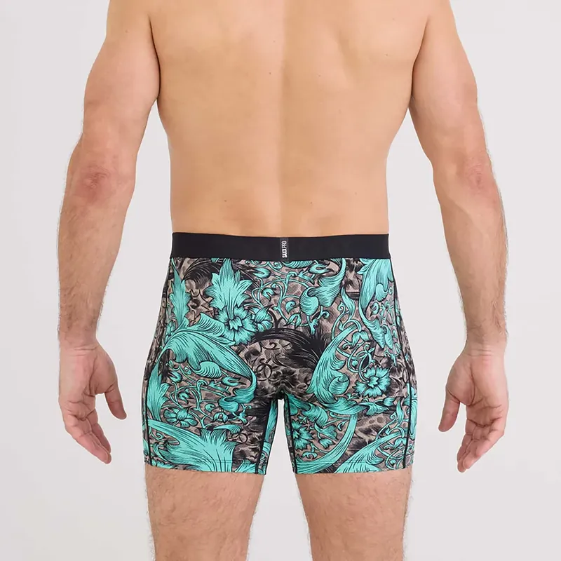 SAXX Men's Smooth Flex Light Compression Shorts Fleur-2