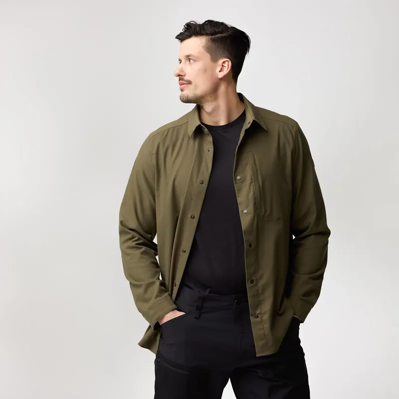 Fjalraven Men's Keb Trekking LS Shirt Dark Navy-3