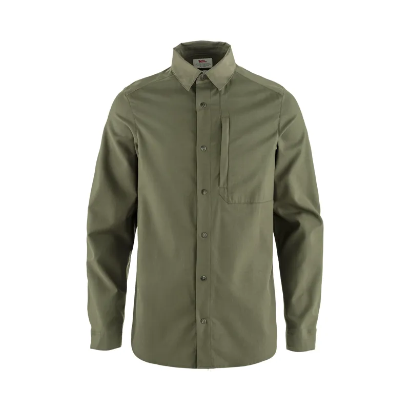 Fjalraven Men's Keb Trekking LS Shirt Laurel Green