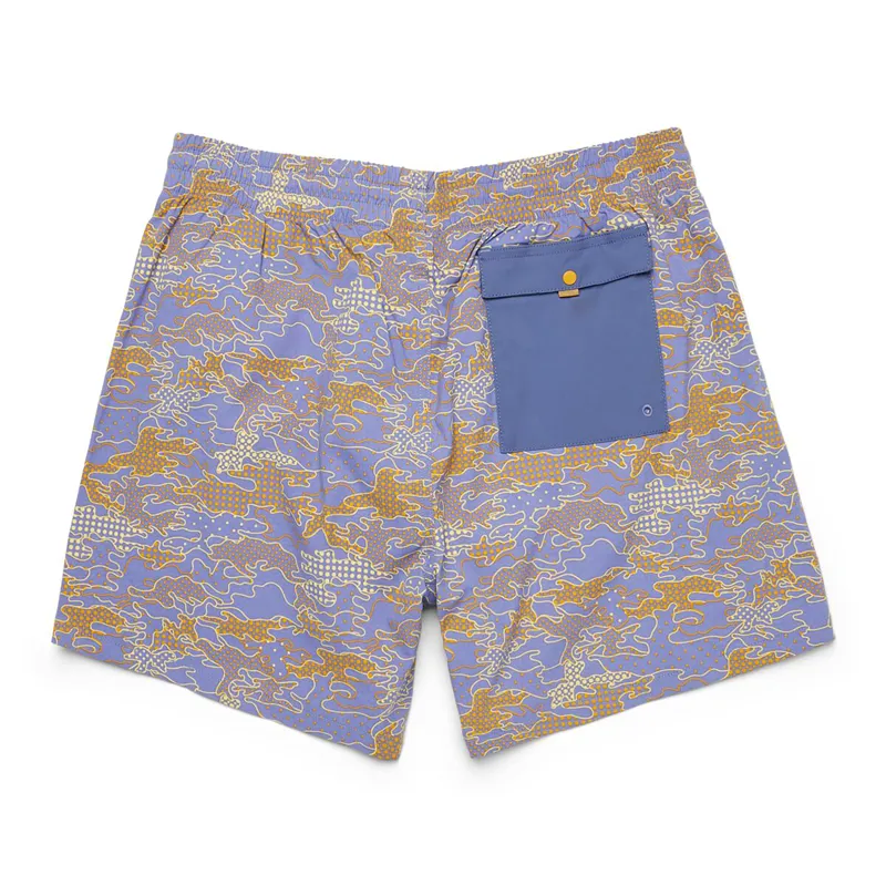 Cotopaxi Men's Brinco Five Inch Shorts Print Scenic Route Blue Smoke-1