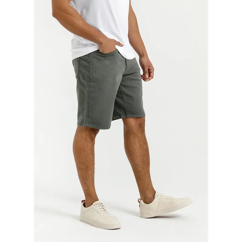 Duer Men's No Sweat Relaxed Shorts Gull-1