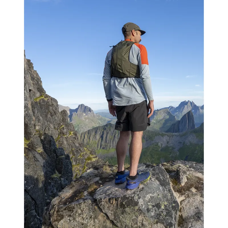 Norrona Men's Senja Flex1 9 inch Running Shorts Caviar-7
