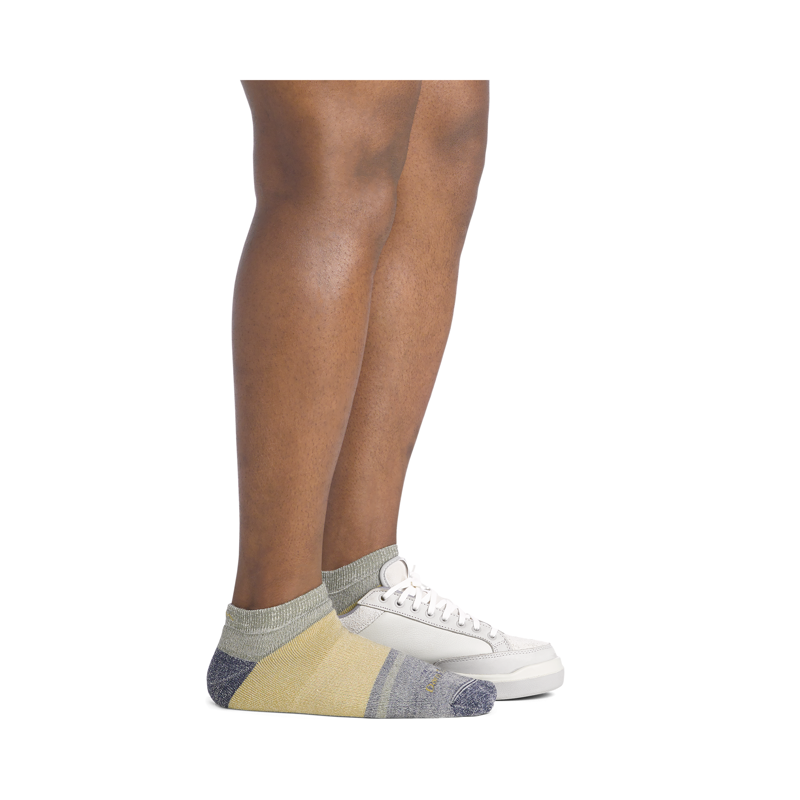 Darn Tough Men's Home Base No Show Heavyweight Socks with Full Cushion Fennel-2