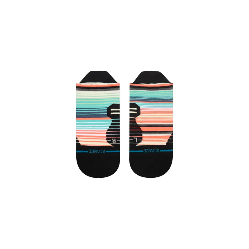 Stance Curren Light Tab Socks Coral-1