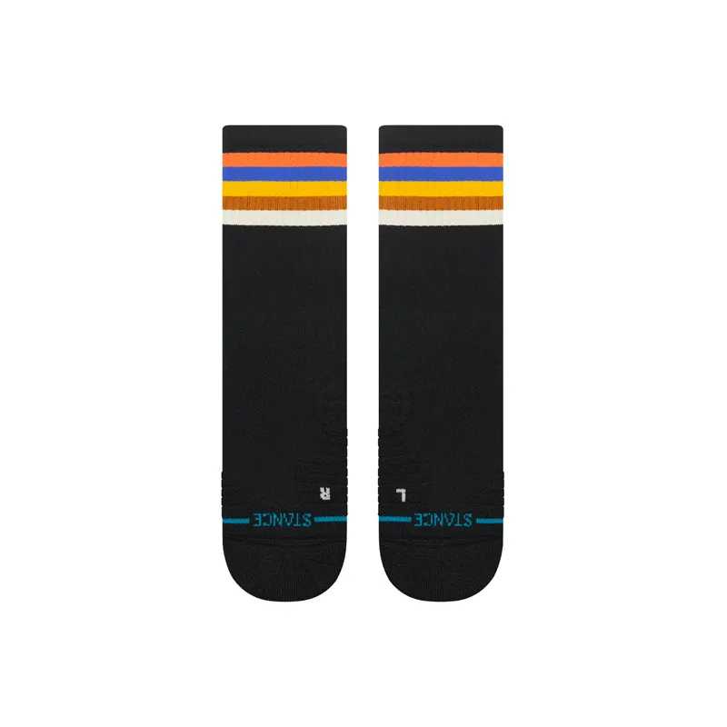 Stance Maliboo Ribbed Mid Crew Socks Coral-1