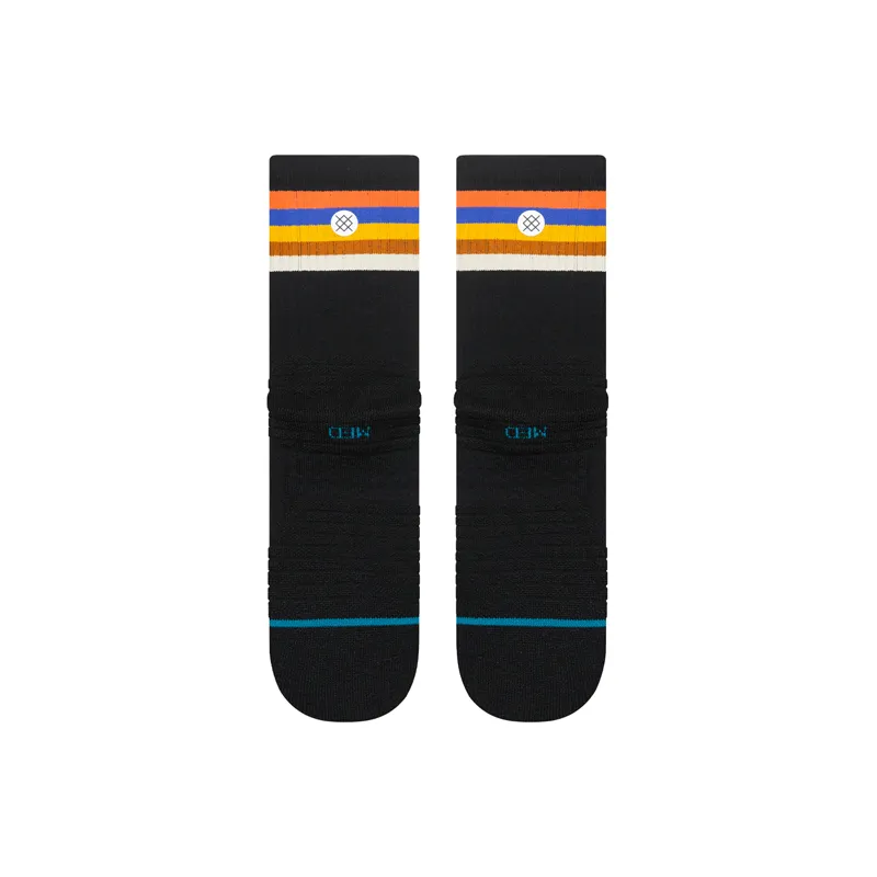 Stance Maliboo Ribbed Mid Crew Socks Coral-2
