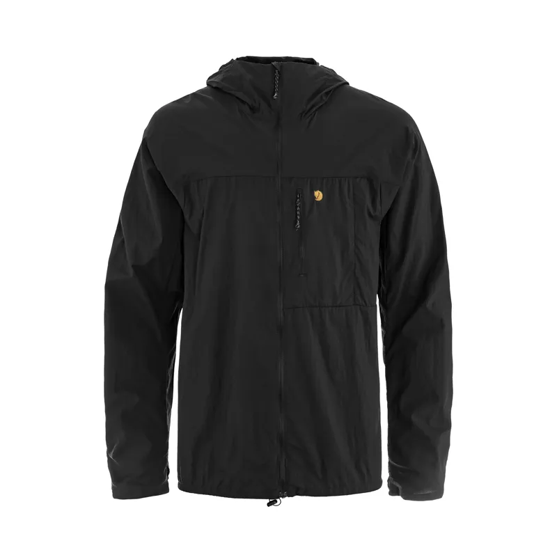 Fjallraven Men's Bergtagen Windshell Jacket Black