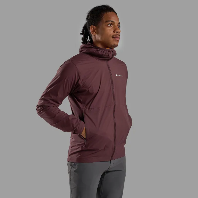 Montane Men's Featherlite Hoodie Dark Garnet-2