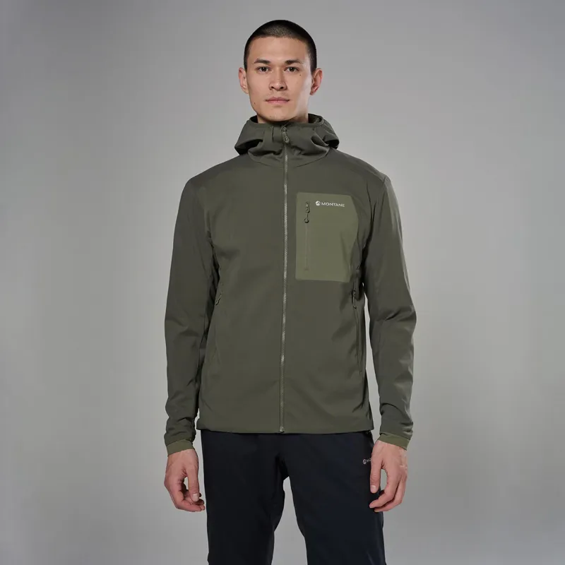 Montane Men's Khamsin Lite Hoodie Moss-1