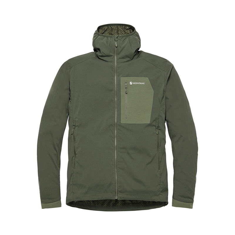 Montane Men's Khamsin Lite Hoodie Moss