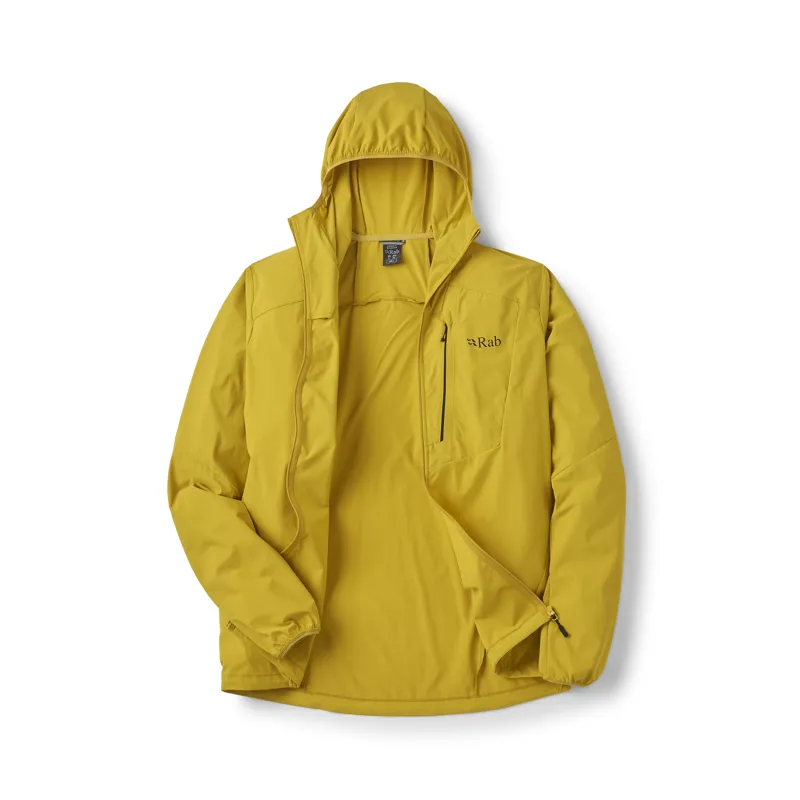 Rab Men's Borealis Hooded Jacket Dark Pollen-2