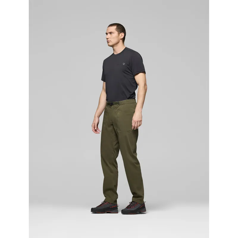 Norrona Men's Femund Mid Cotton Pants Olive Night-6