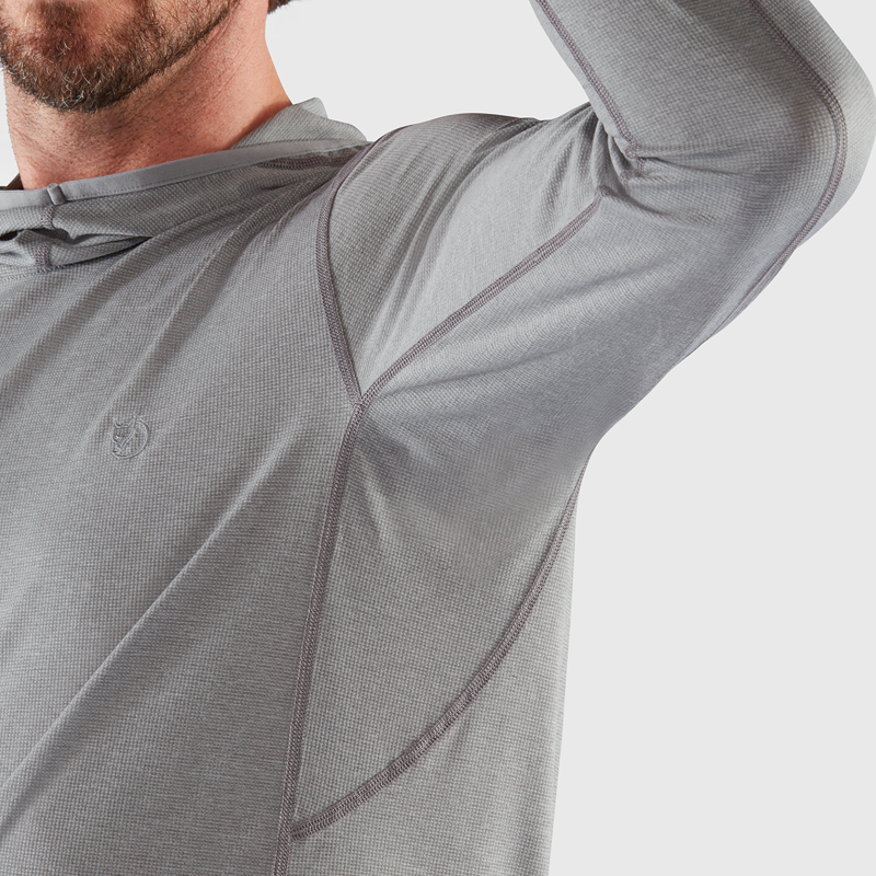 Fjallraven Mens Abisko Sun Hoodie Black-5