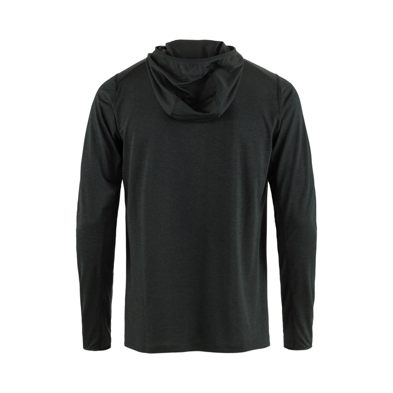 Fjallraven Mens Abisko Sun Hoodie Black-1