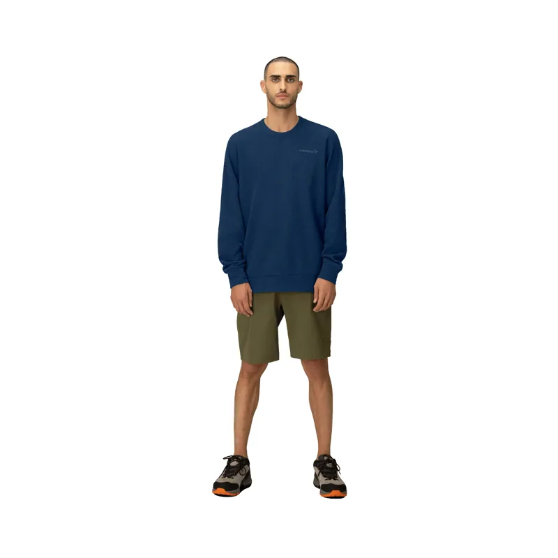 Norrona Men's Femund Warm2 Crew Neck Sweater Indigo-2