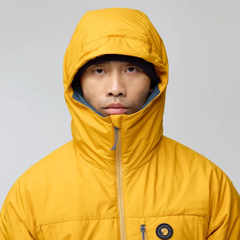 Fjallraven Men's Bergtagen 60 Insulation Jacket Mountain Blue / Mustard Yellow-6