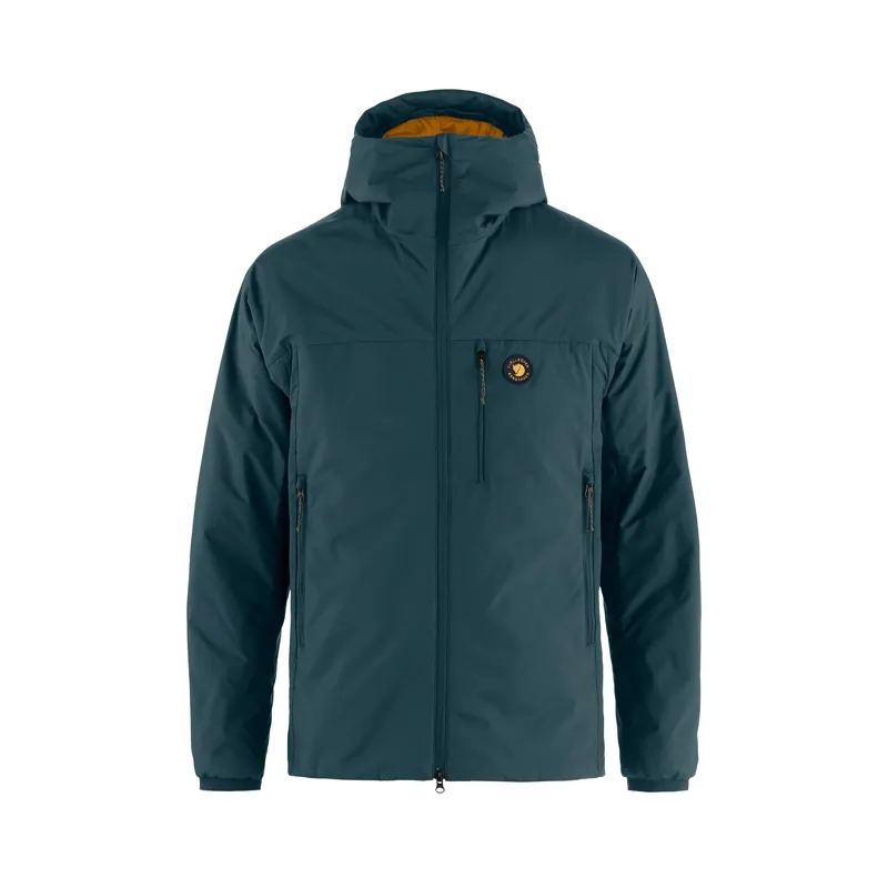 Fjallraven Men's Bergtagen 60 Insulation Jacket Mountain Blue / Mustard Yellow