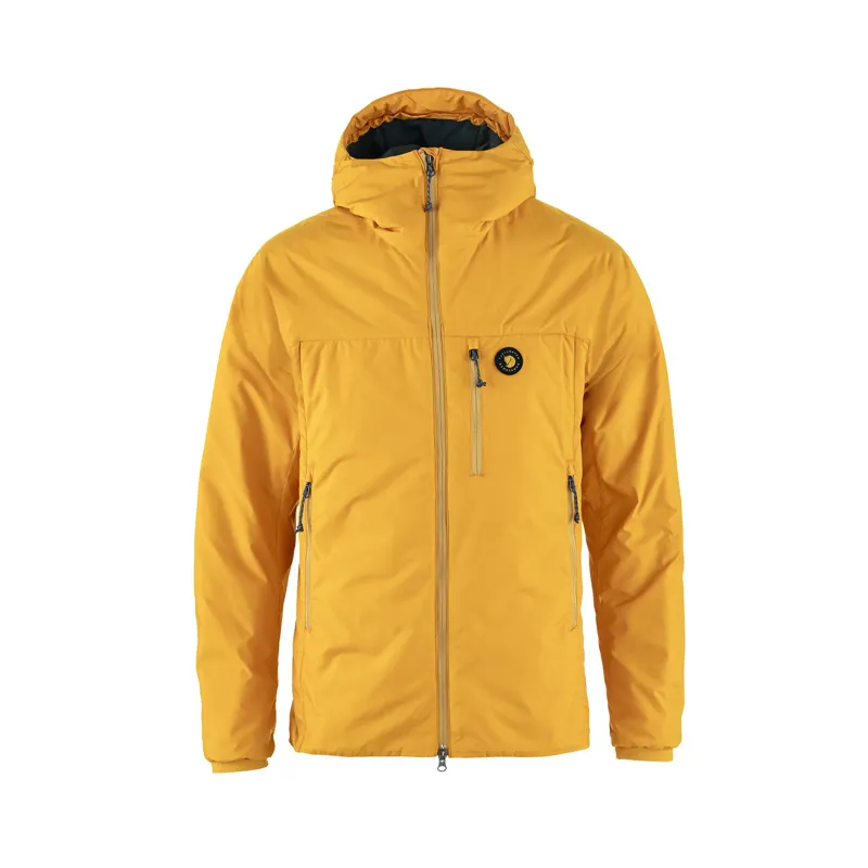 Fjallraven Men's Bergtagen 60 Insulation Jacket Mustard Yellow / Mountain Blue