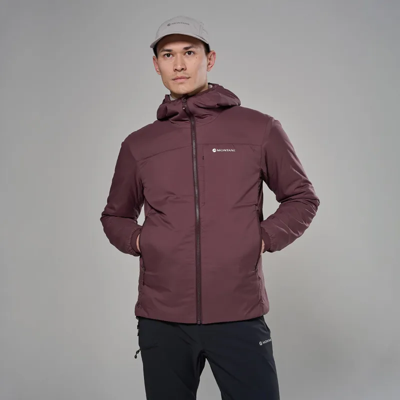 Montane Men's Sirocco XT Hoodie Dark Garnet-1