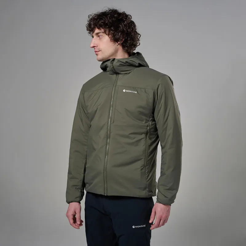 Montane Men's Sirocco XT Hoodie Hood Moss-1