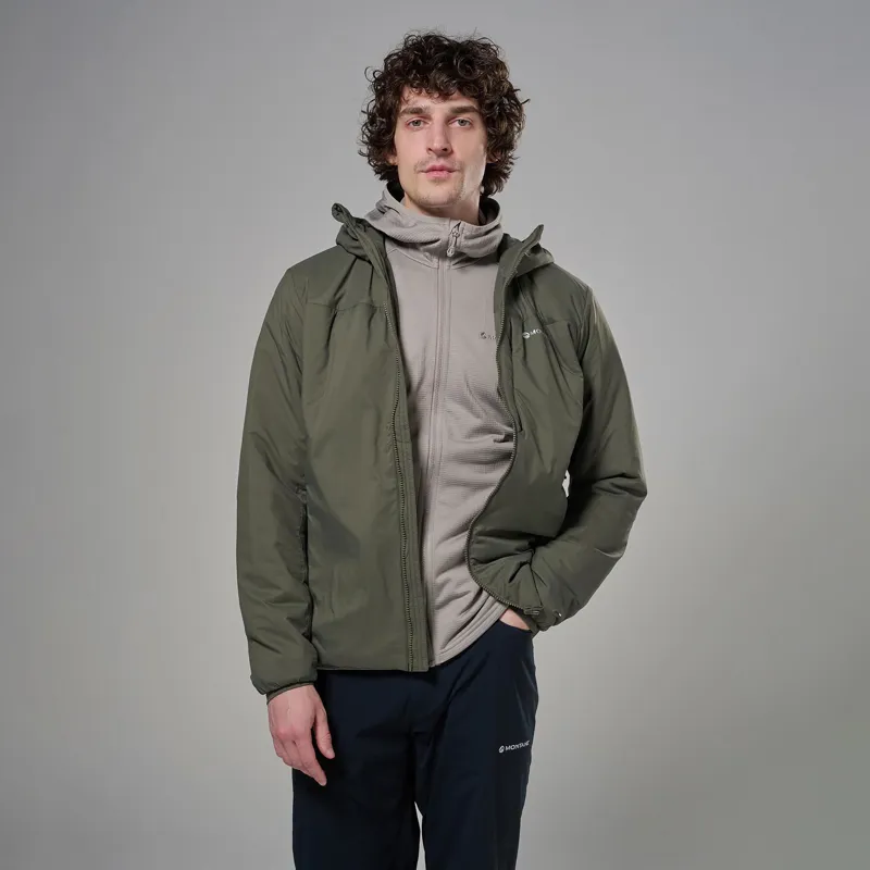 Montane Men's Sirocco XT Hoodie Hood Moss-3