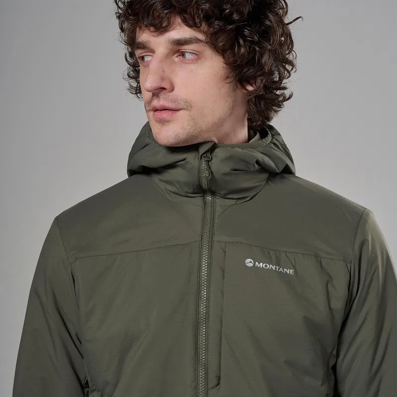 Montane Men's Sirocco XT Hoodie Hood Moss-4