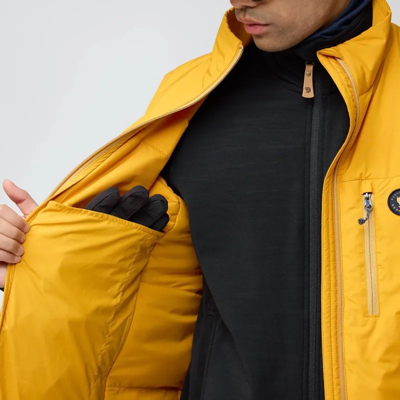 Fjallraven Men's Bergtagen 60 Insulation Vest Mustard Yellow-7