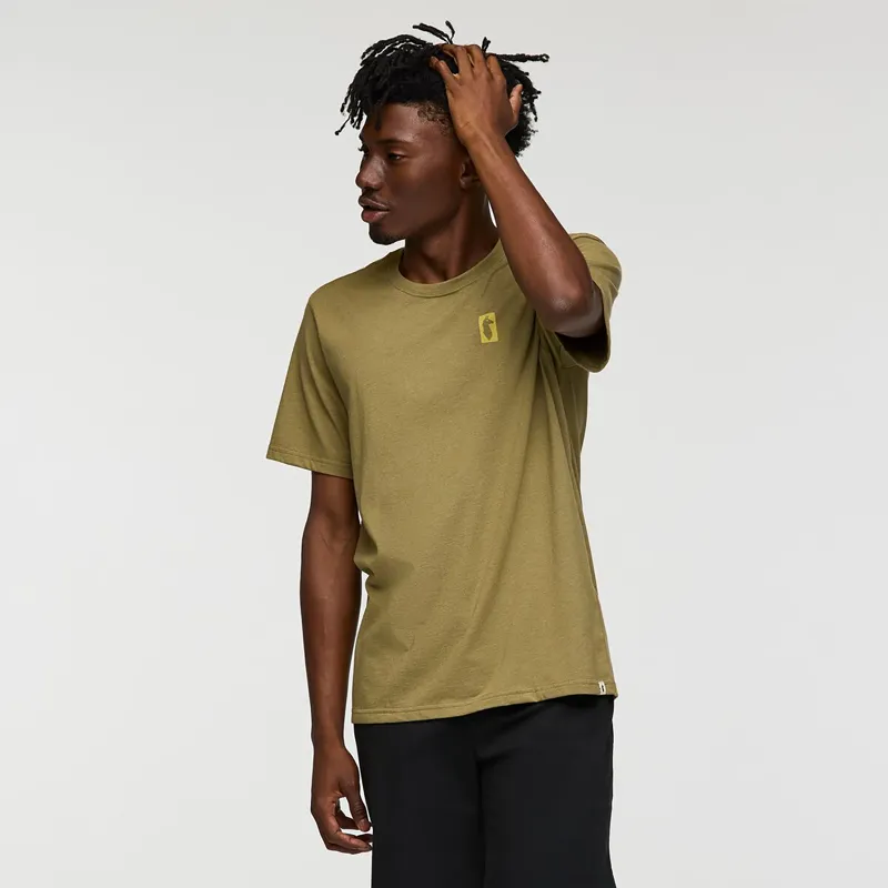 Cotopaxi Men's Gear For Good Stripes T-Shirt Moss-3