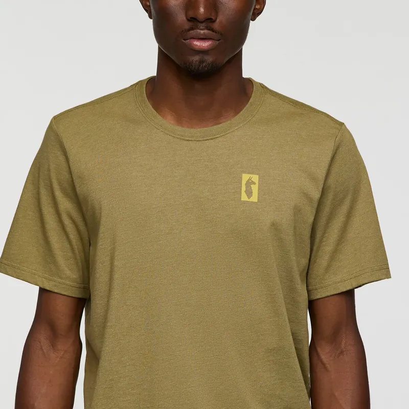 Cotopaxi Men's Gear For Good Stripes T-Shirt Moss-6