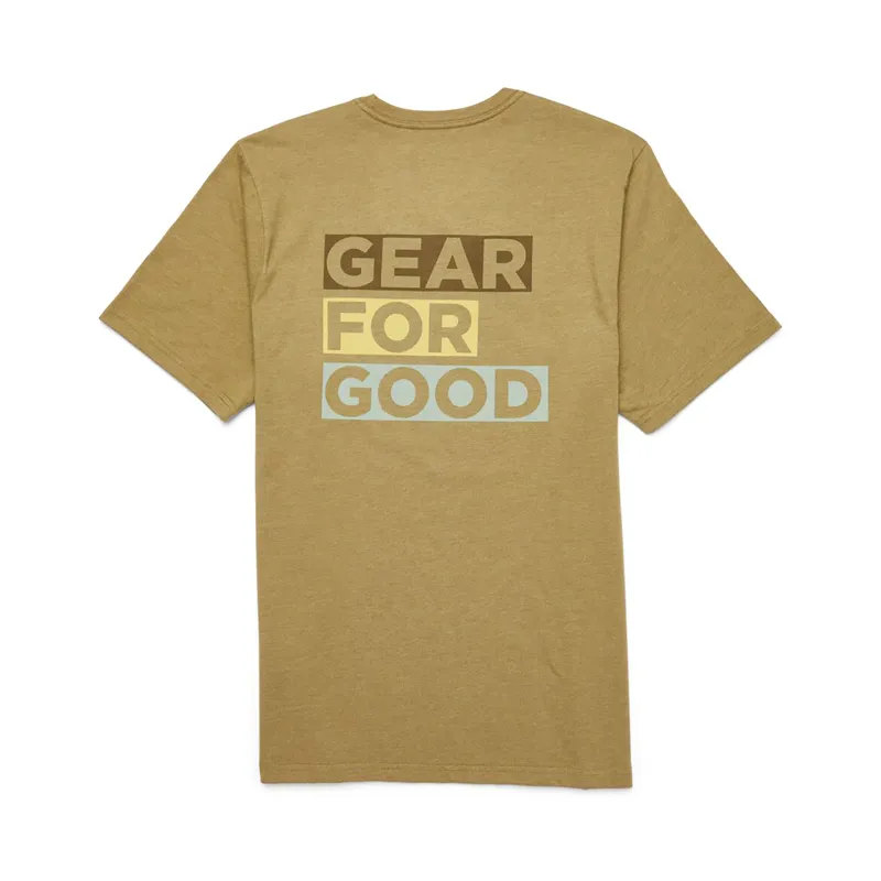 Cotopaxi Men's Gear For Good Stripes T-Shirt Moss-1