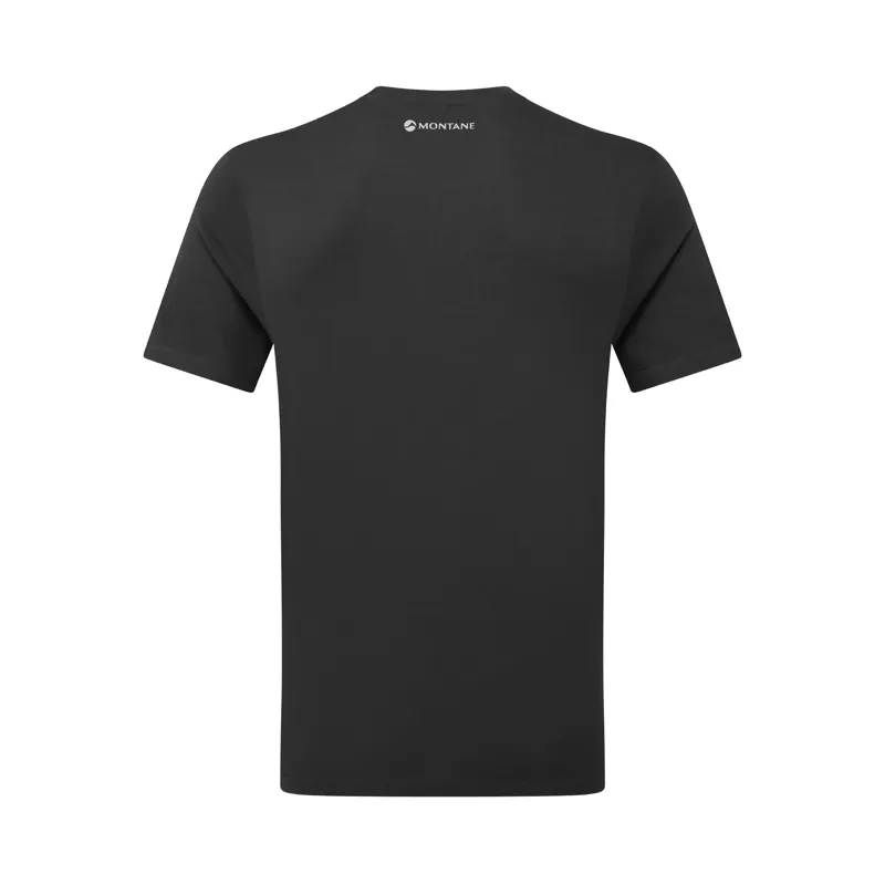 Montane Men's Abstract Mountain T-Shirt Midnight Grey-1