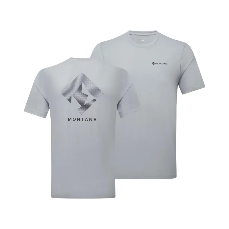 Montane Men's Alhena Mountain 25 T-Shirt Pebble Blue-2
