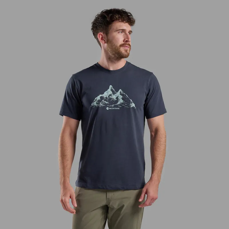 Montane Men's Dual Mountain T-Shirt Eclipse Blue-1