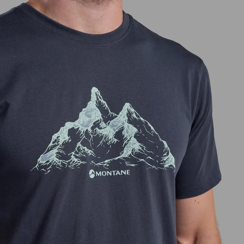 Montane Men's Dual Mountain T-Shirt Eclipse Blue-3