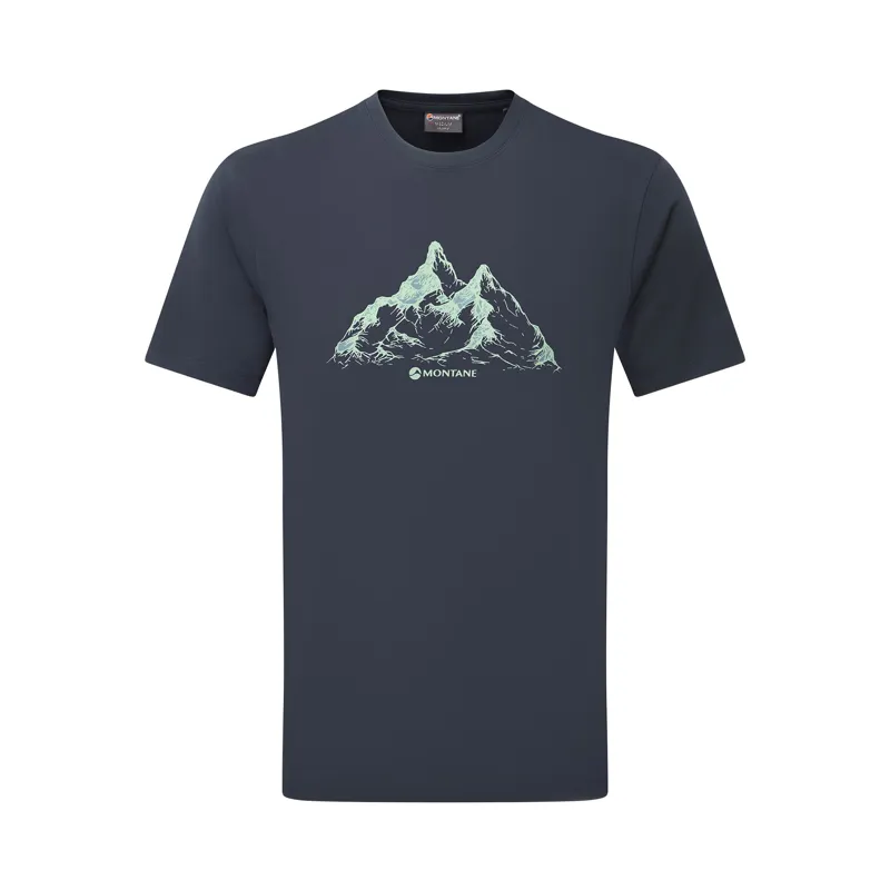Montane Men's Dual Mountain T-Shirt Eclipse Blue