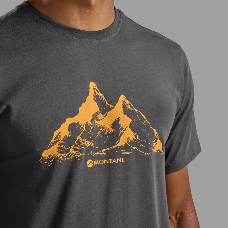 Montane Men's Dual Mountain T-Shirt Midnight Grey-3