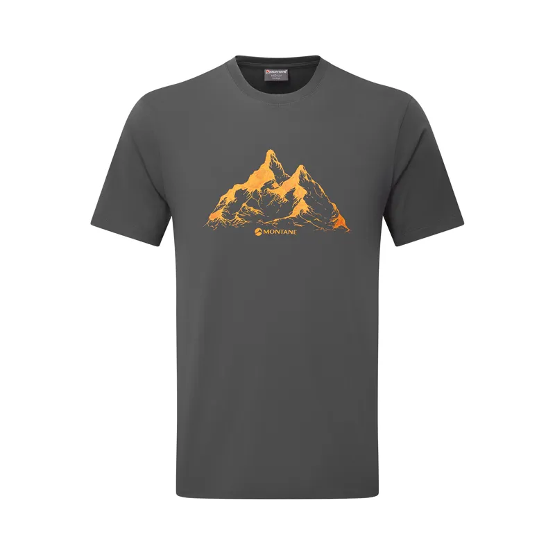 Montane Men's Dual Mountain T-Shirt Midnight Grey