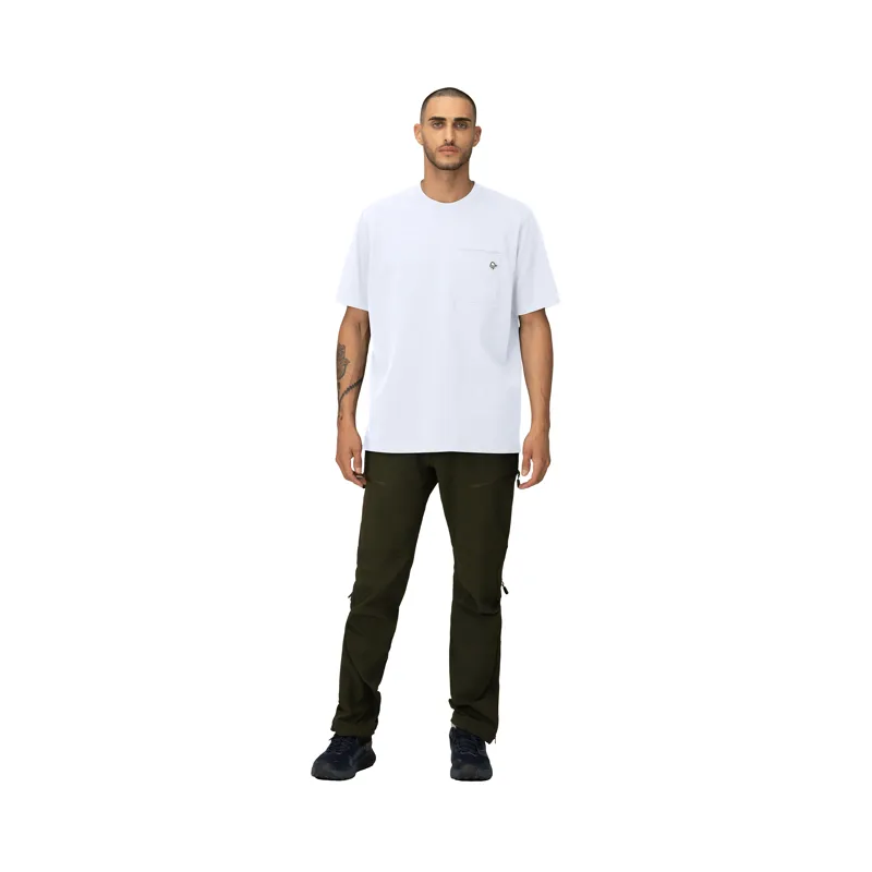 Norrona Men's 29 Cotton Pocket T-Shirt Pure White-2