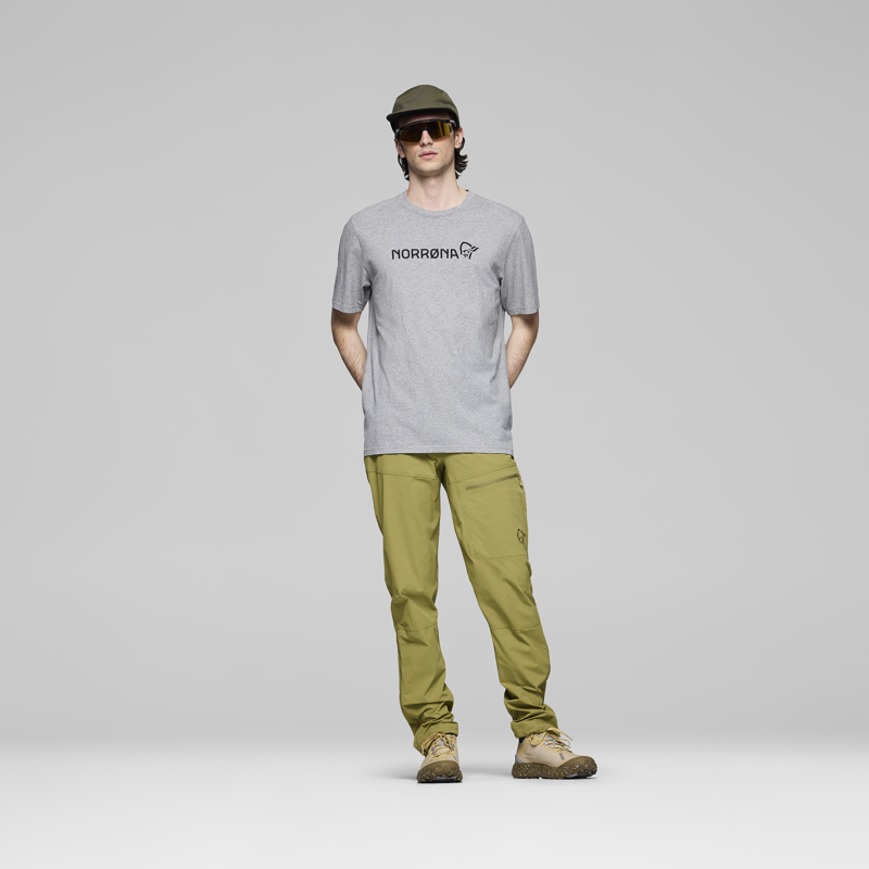 Norrona Men's /29 Organic Cotton Viking T-Shirt Drizzle Melange-2
